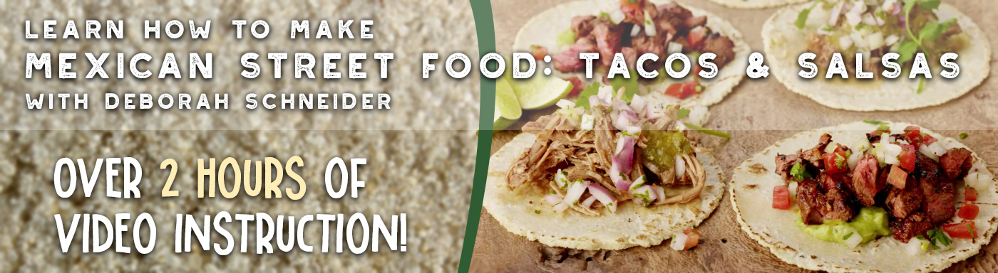 Learn How to Make Mexican Street Food: Tacos and Salsa